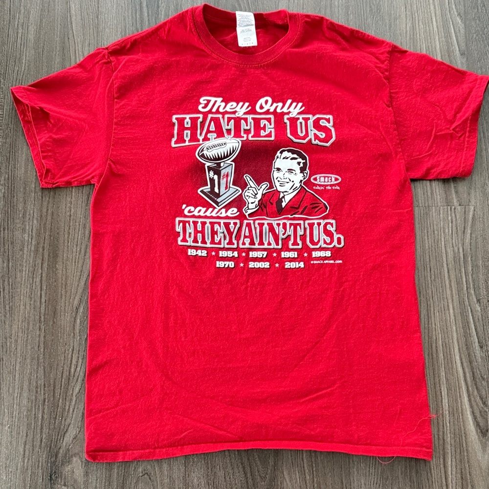 Ohio State Buckeyes Red Graphic Men's T-Shirt
